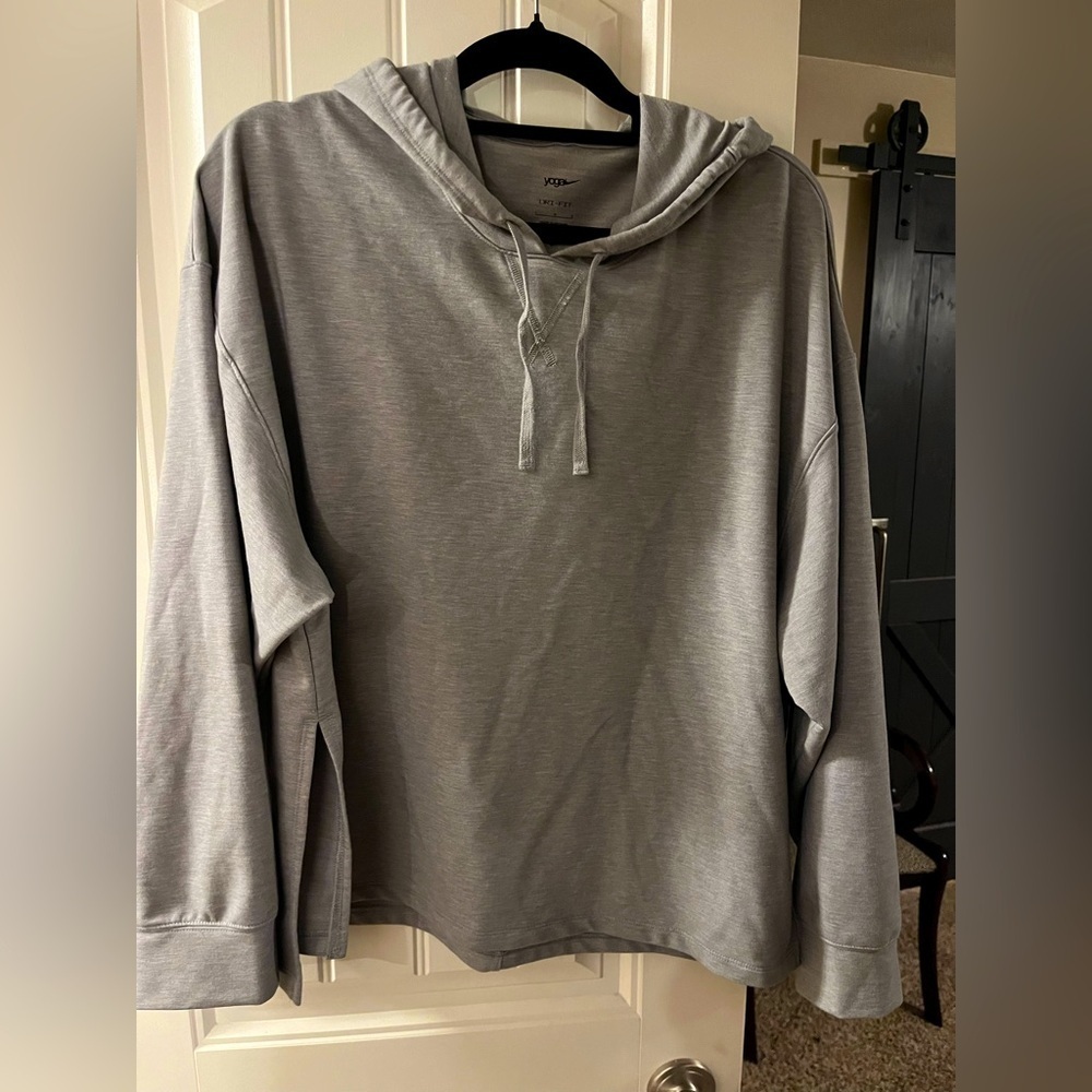 Nike Grey Yoga Dri Fit Hoodie, size L